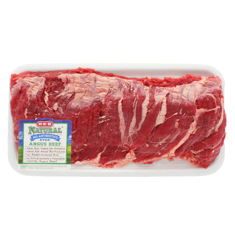 H-E-B Natural Angus Beef Inside Skirt Steak - Usda Choice