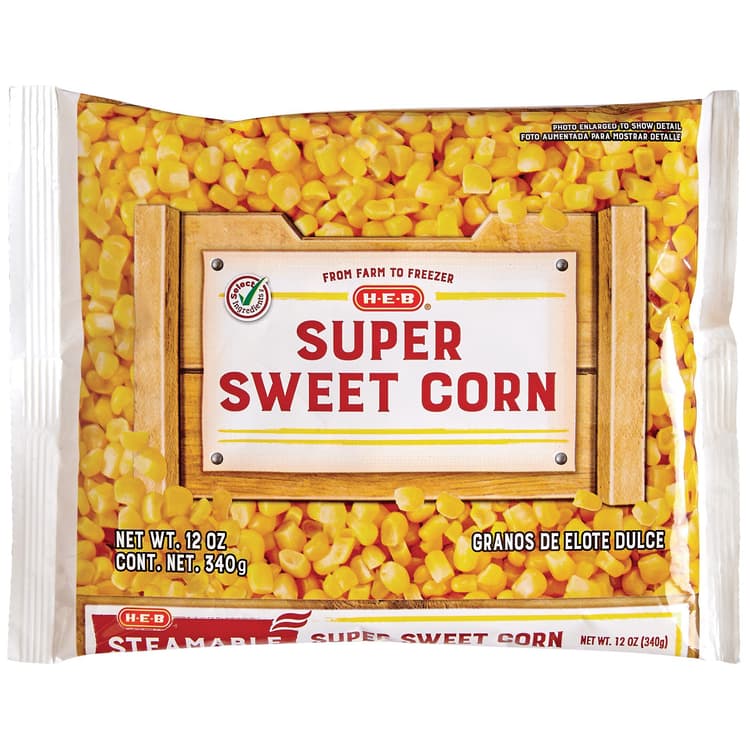 H-E-B  Steamable Super Sweet Corn