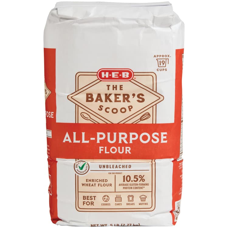 H-E-B The Baker'S Scoop Unbleached All Purpose Flour