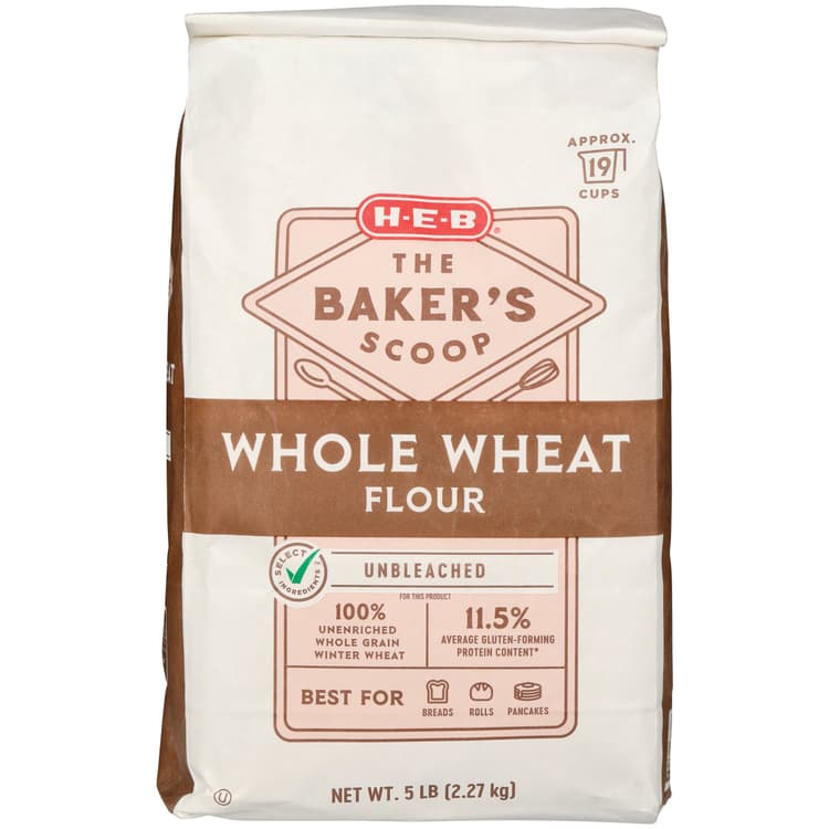 H-E-B The Baker'S Scoop Whole Wheat Flour