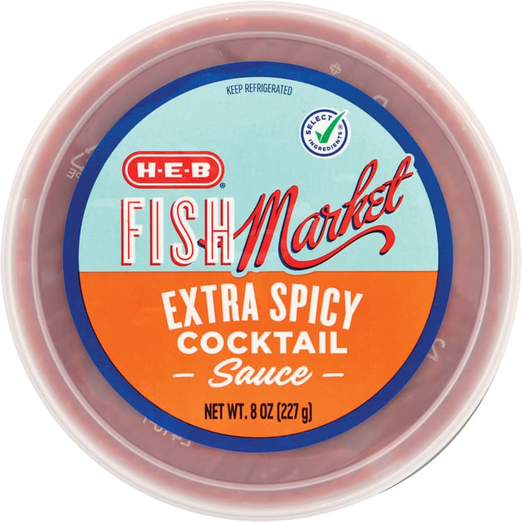 H-E-B Fish Market Extra Spicy Cocktail Sauce (Sold Cold