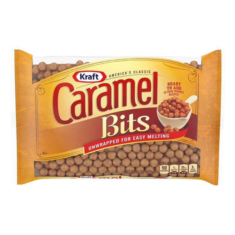 Kraft America's Classic Unwrapped Candy Caramel Bits For Easy Melting