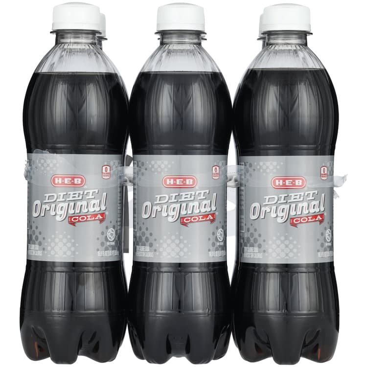 H-E-B Diet Original Cola Bottles