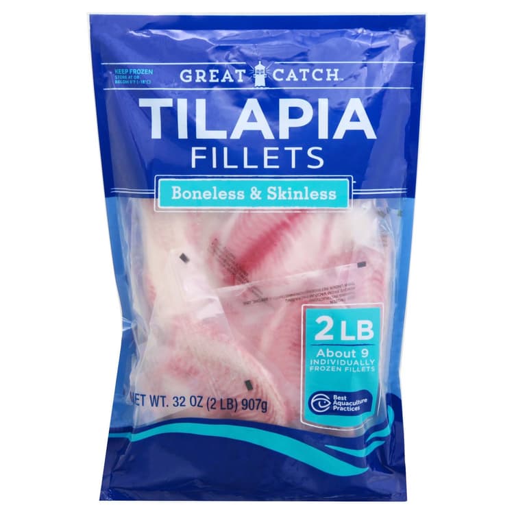 Great Catch  Boneless Skinless Tilapia Fillets