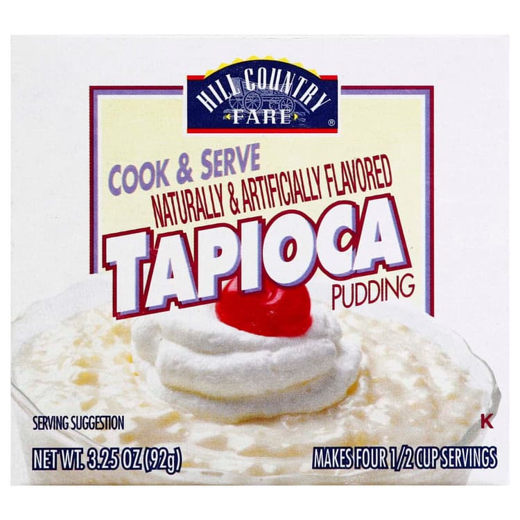 Hill Country Fare Cook & Serve Tapioca Pudding Mix