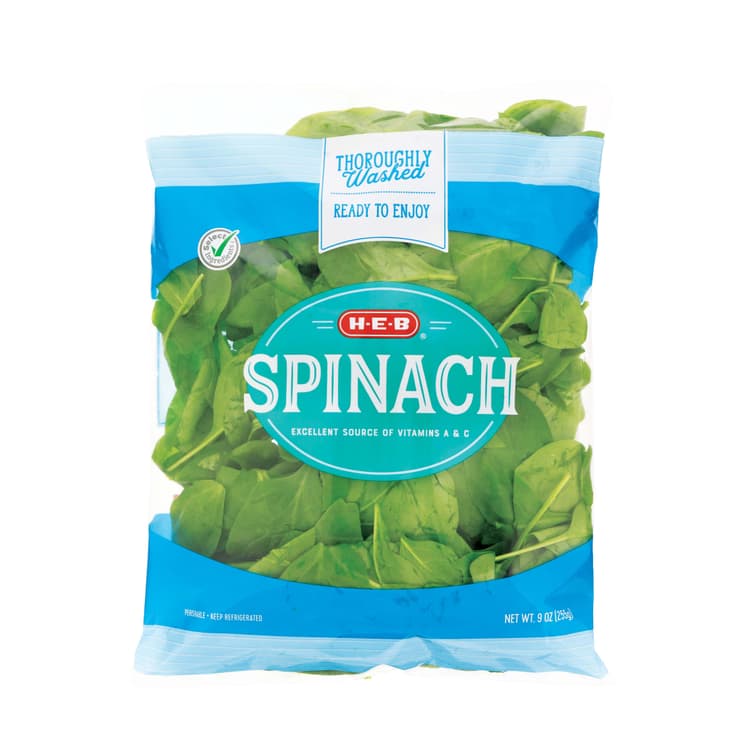 H-E-B Fresh Spinach