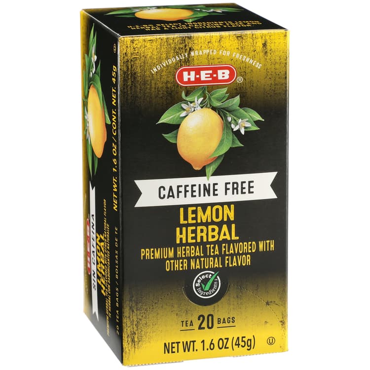 H-E-B Caffeine Free Lemon Herbal