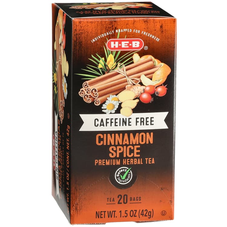H-E-B Cinnamon Spice Premium Herbal Tea
