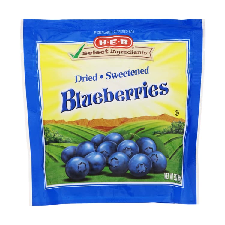 H-E-B Dried Fruit Wild Blueberries