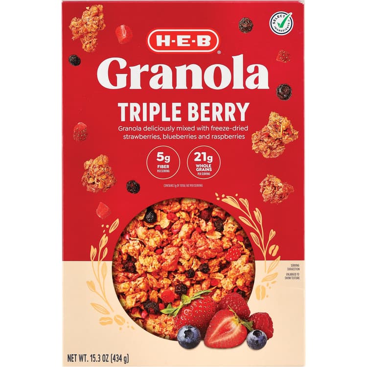 H-E-B Triple Berry Granola