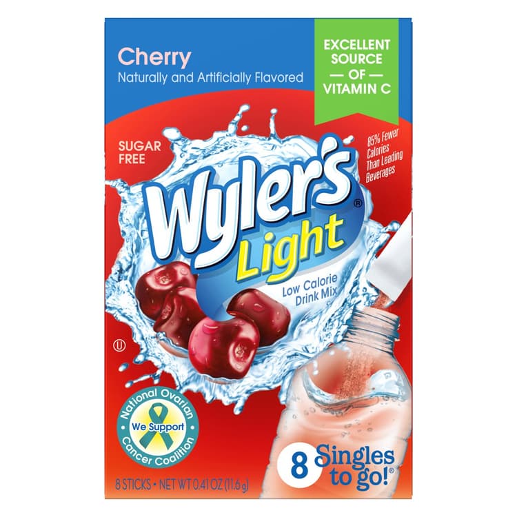 Wyler'S Light Singles To Go! Cherry Drink Mix