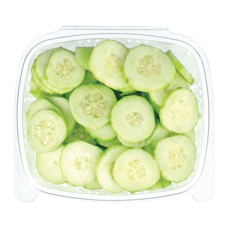 H-E-B Fresh Cut Cucumber Slices - Large