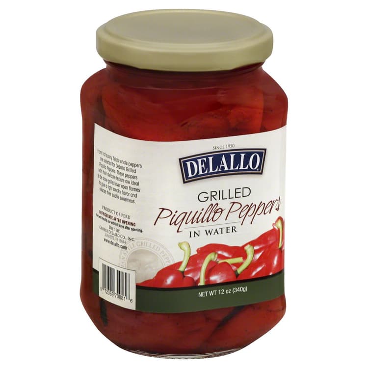 Delallo Piquillo Peppers, Grilled