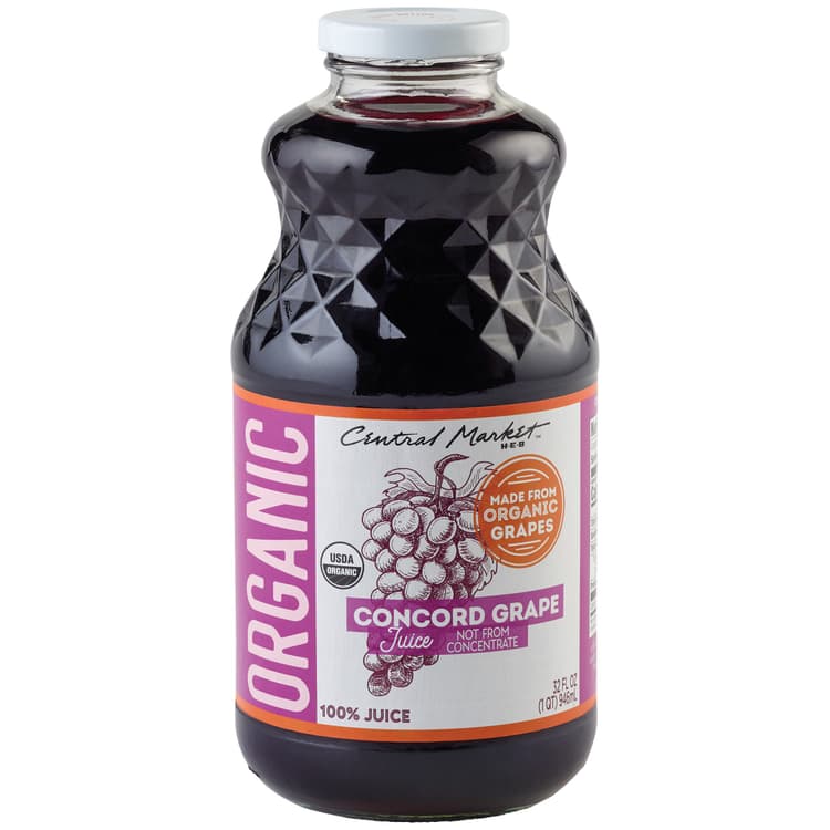 Central Market Organics 100% Concord Grape Juice
