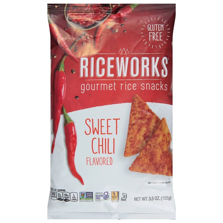 Riceworks Sweet Chili Gourmet Brown Rice Snacks