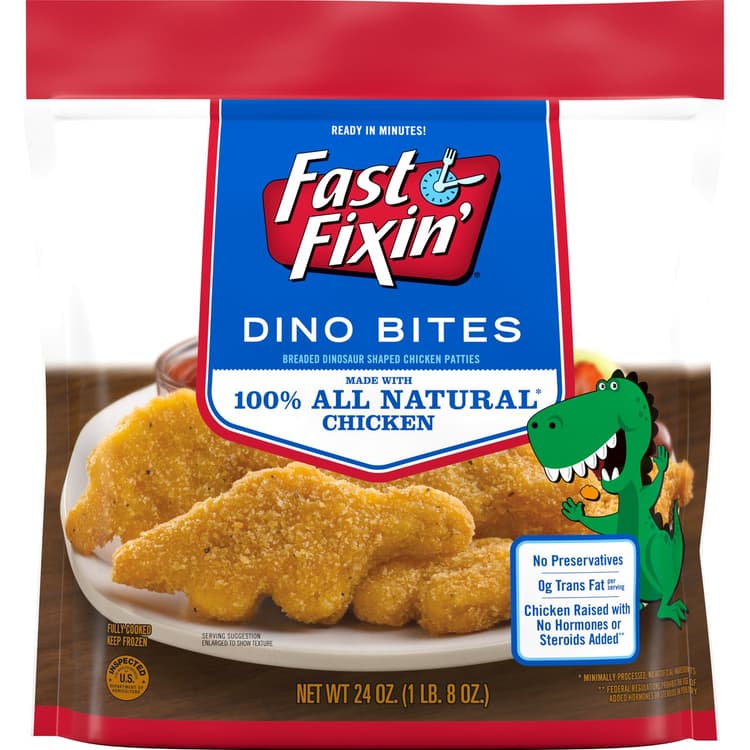 Fast Fixin Advance Pierre Chicken Dinosaur Nugget