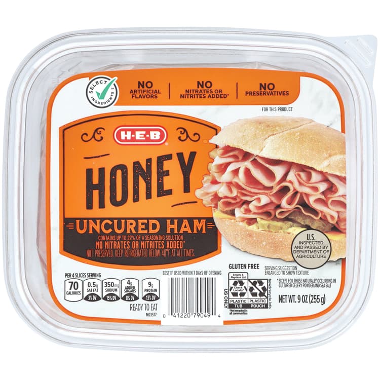 H-E-B Shaved Honey Ham