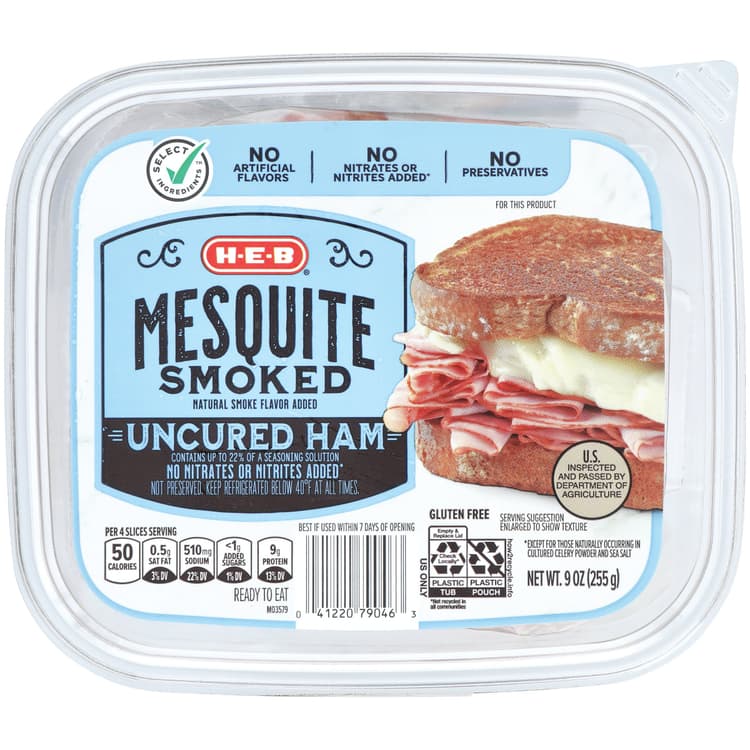 H-E-B Mesquite Smoked Ham