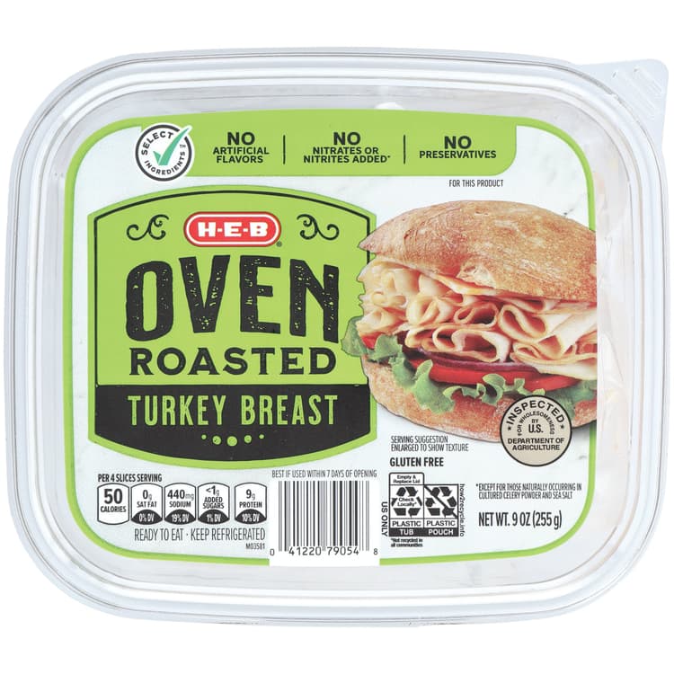 H-E-B Oven Roasted Shaved Turkey Breast