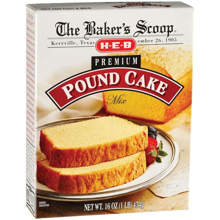 H-E-B The Baker'S Scoop Premium Pound Cake Mix