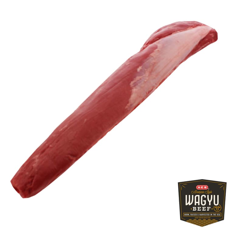 H-E-B American Style Wagyu Whole Beef Tenderloin