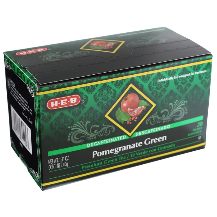 H-E-B Decaf Pomegranate Green