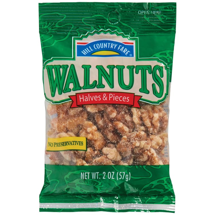 Hill Country Fare Walnut Halves &