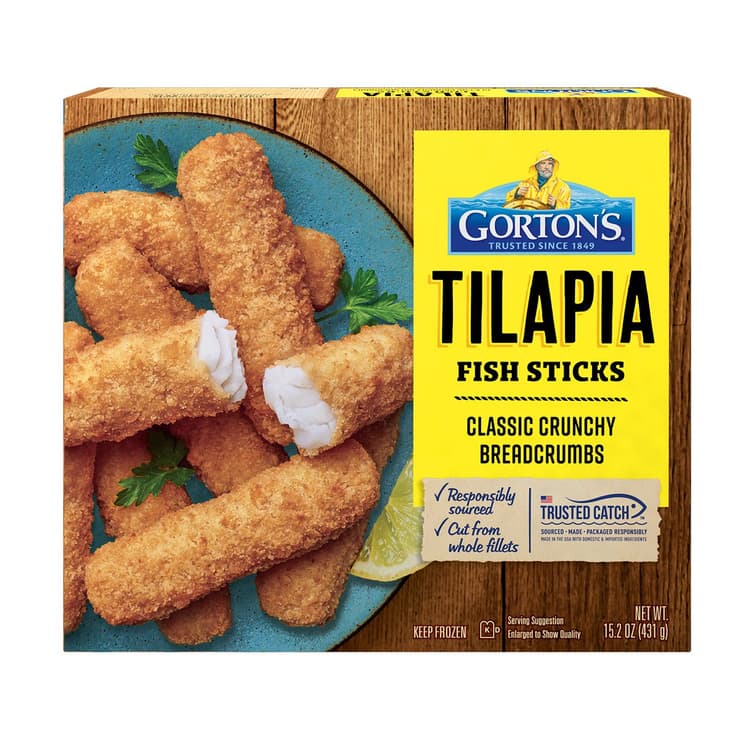 Gorton'S  Crunchy Breaded Tilapia Fish