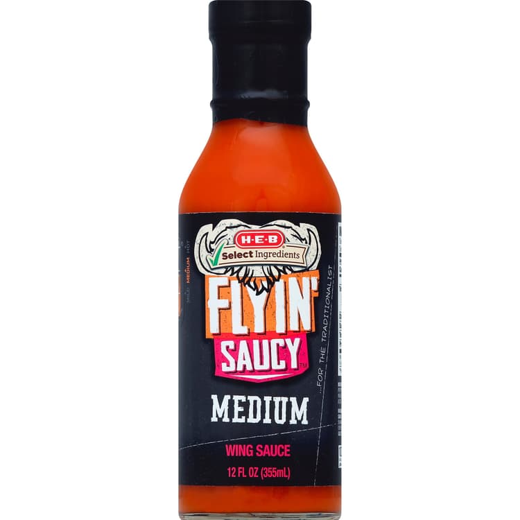 H-E-B Flyin' Saucy Wing Sauce - Medium