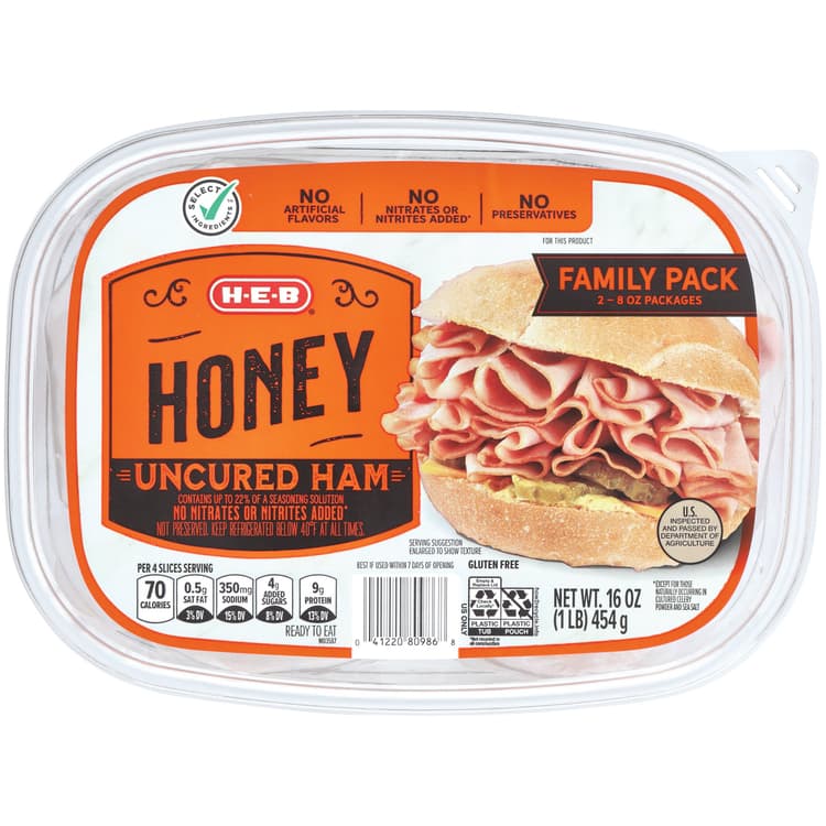 H-E-B Honey Ham - Family