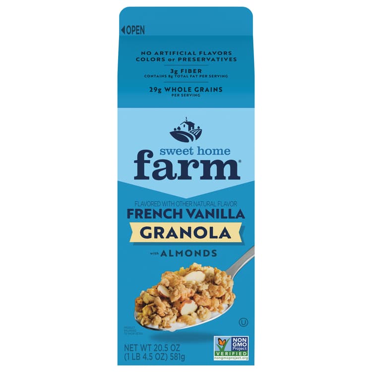 Sweet Home Farm French Vanilla Granola With Almonds