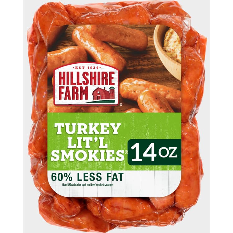 Hillshire Farm Turkey Lit'L Smokies Smoked Sausage