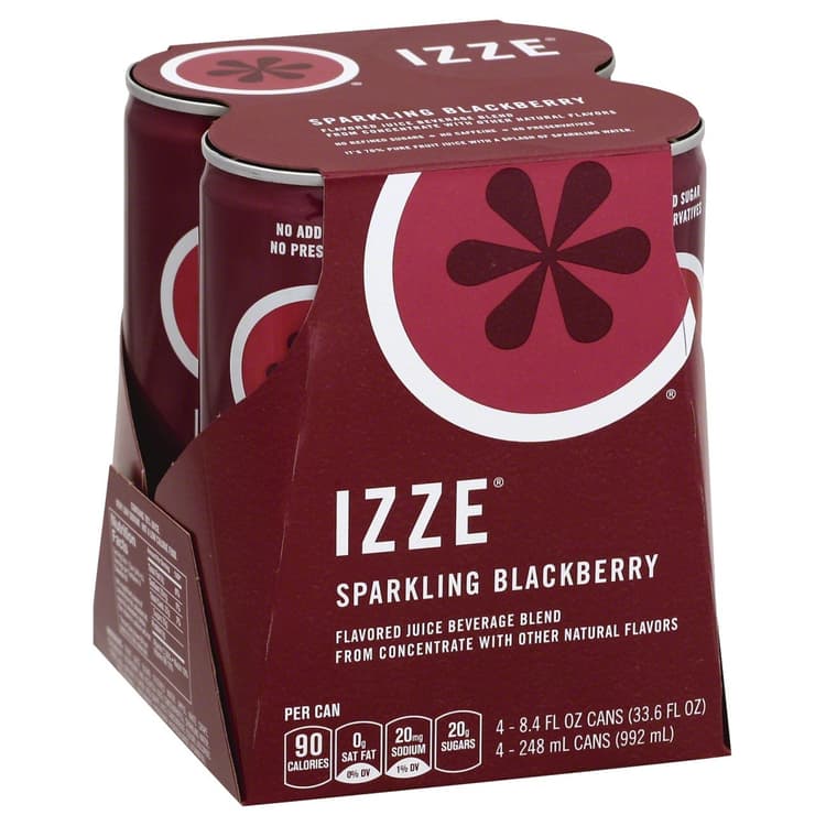 Izze Sparkling Blackberry Juice Beverage