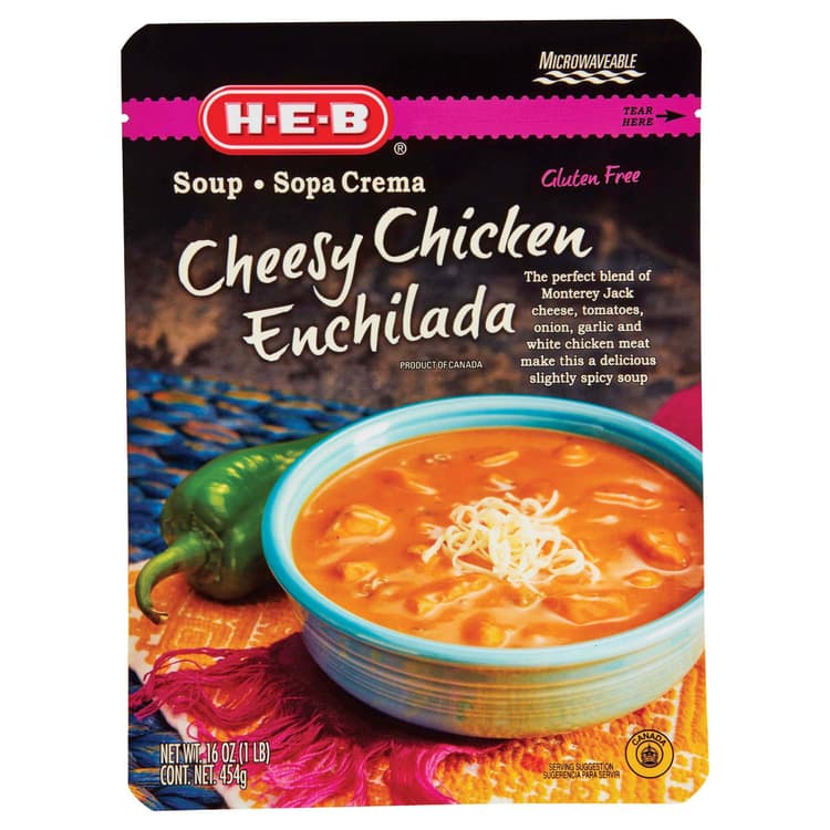 H-E-B Cheesy Chicken Enchilada Soup