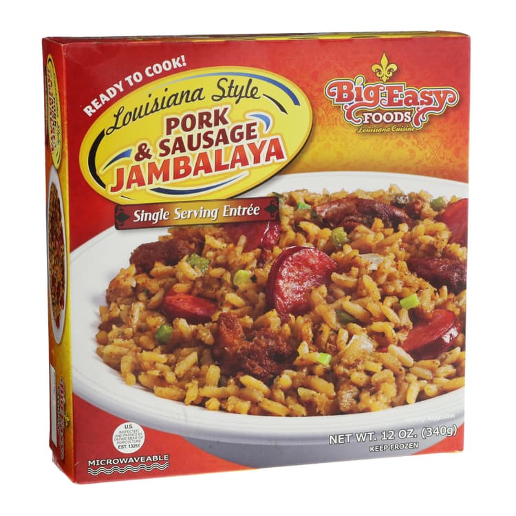 Big Easy Foods Pork And Sausage Jambalaya