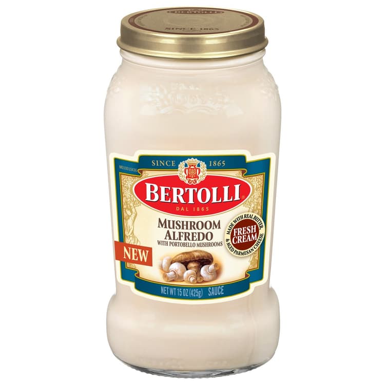 Bertolli Mushroom Alfredo Sauce. Jar