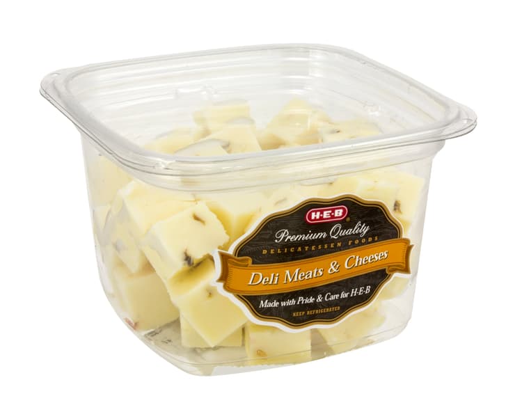 H-E-B Deli Jalapeno Jack Cubed Cheese