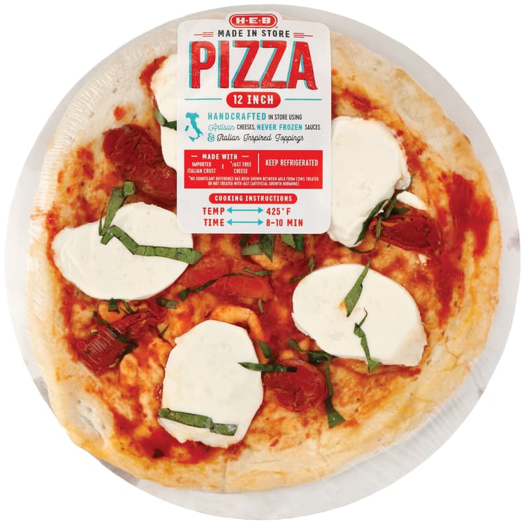 H-E-B Made Fresh In Store Margherita Pizza