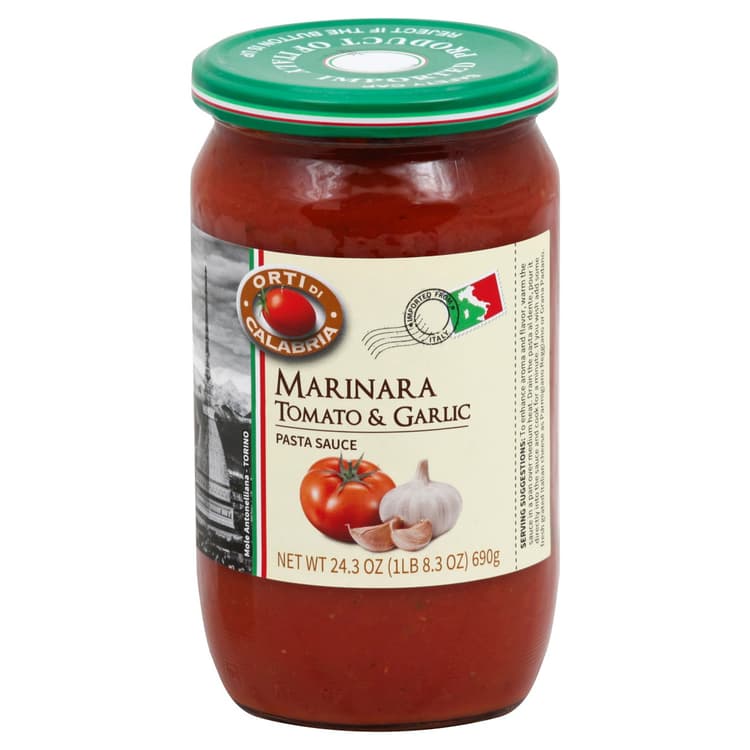 Orti Di Calabria Tomato & Garlic Marinara Pasta Sauce