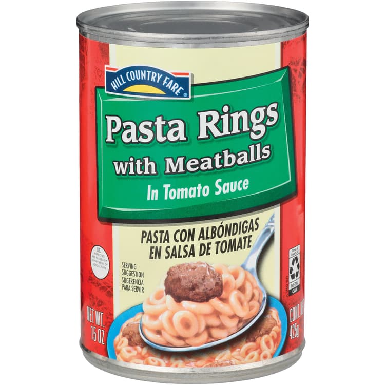 Hill Country Fare Pasta Rings & Meatballs