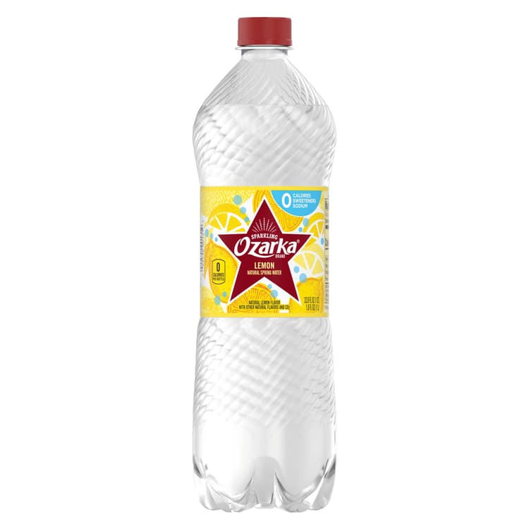 Ozarka Spring Water Sparkling Natural Lemon