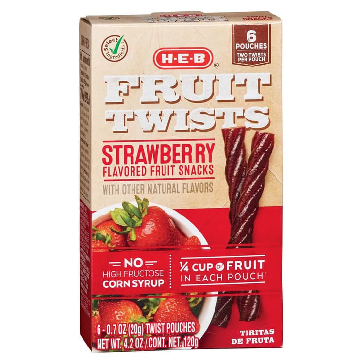 H-E-B Strawberry Fruit Twists