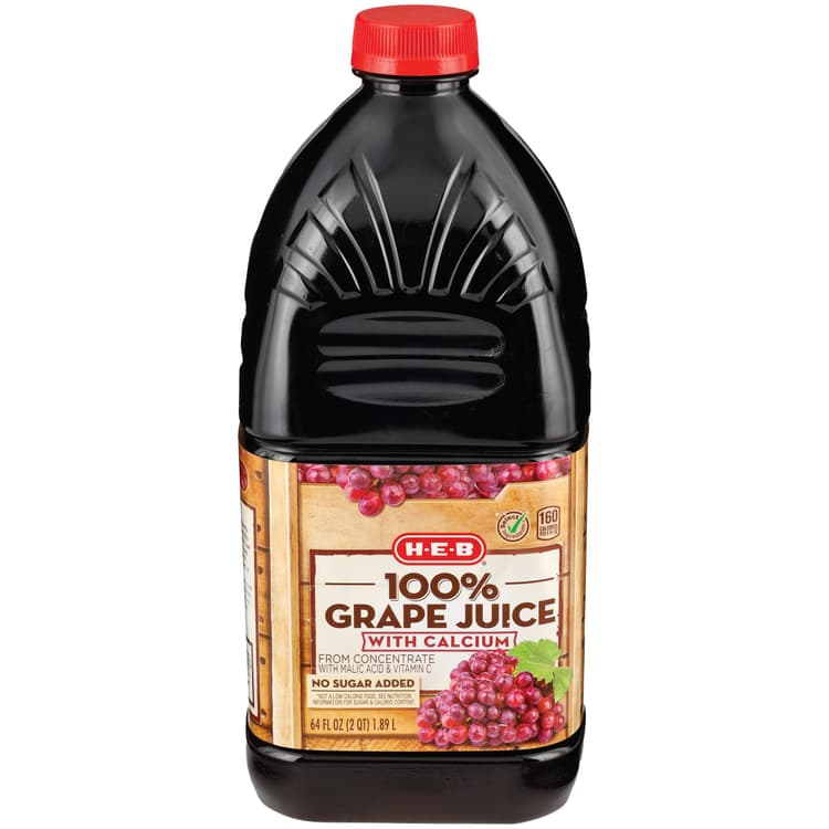H-E-B 100% Grape Juice With Calcium