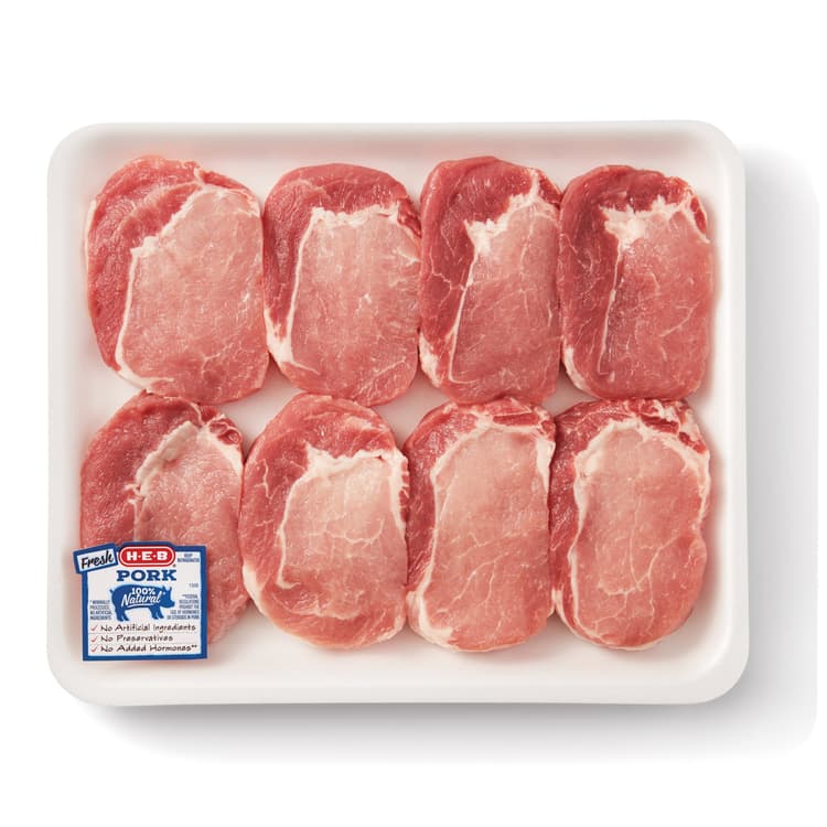 H-E-B Boneless Ribeye Pork Chops, Thick Cut – Value