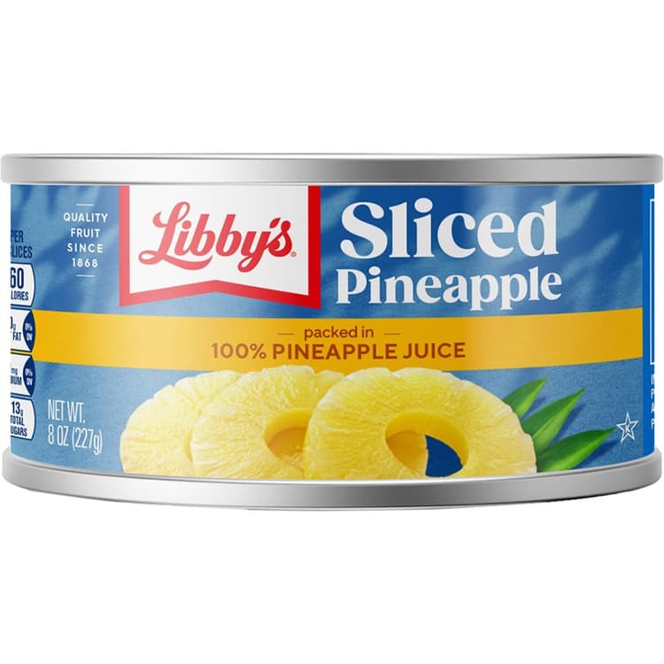 Libby'S Sliced Pineapple In Juice