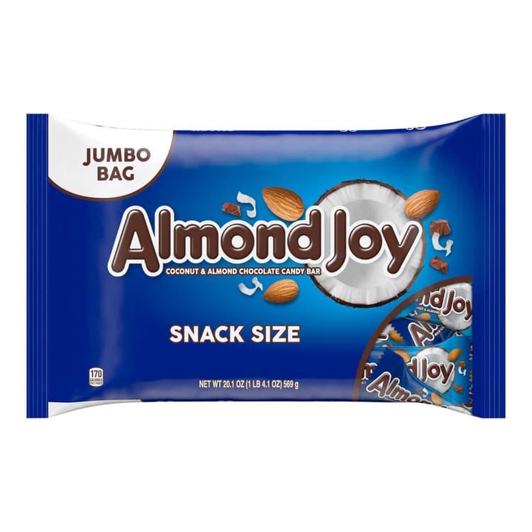 Almond Joy Milk Chocolate Coconut & Almond Snack Size Jumbo Bag