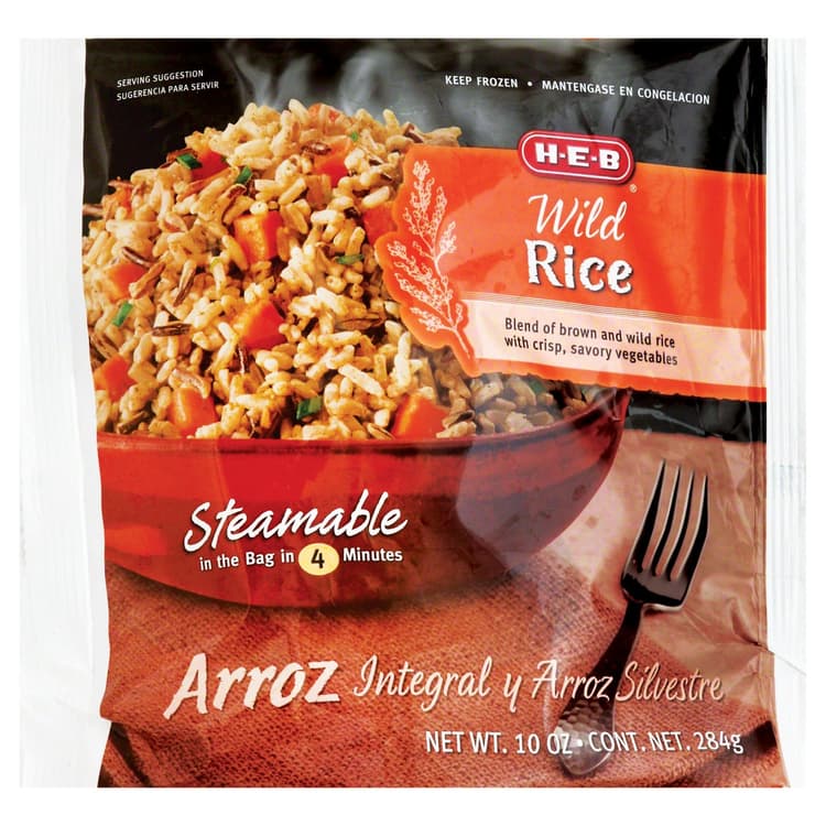 H-E-B  Steamable Wild Rice