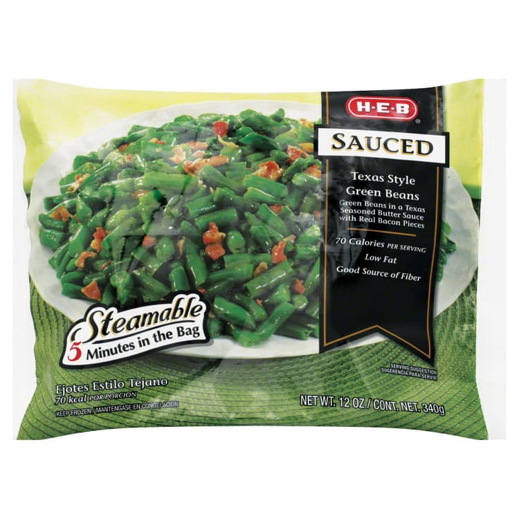H-E-B  Steamable Texas-Style Green Beans