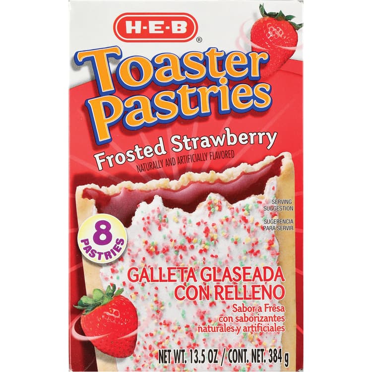 H-E-B Frosted Strawberry Toaster Pastries