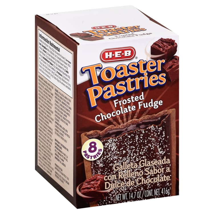 H-E-B Frosted Chocolate Fudge Toaster Pastries